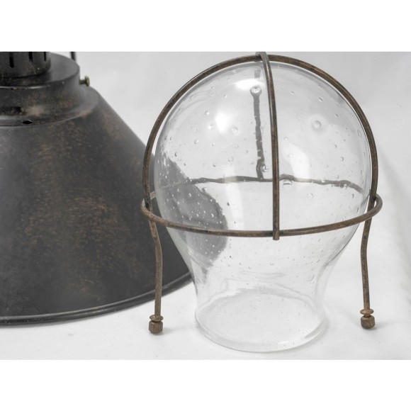 Подвесной светильник с 1 плафоном Lussole GRLSP-9833 AUBURN IP21 под лампу 1xE27 10W