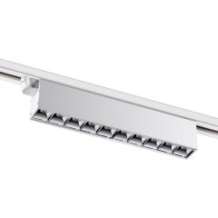 Трехжильный однофазный трековый светодиодный светильник Novotech ITER 358832 1360лм 16Вт Трехжильный однофазный трековый светодиодный светильник Novotech ITER 358832 1360лм 16Вт