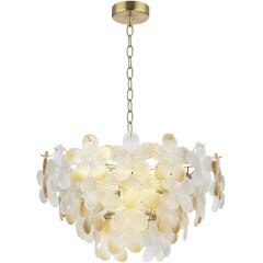 SL6240.203.12 Светильник подвесной ST-Luce золотистый/Прозрачный, январный E14 12*60W TENDER