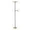 901979 CONIVARINO Светодиодный диммируемый торшер с сенсорным выключателем, 30.5Вт, 3150Лм, 2700К, сталь, латунь