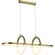 SL1579.313.01 Светильник подвесной ST-Luce Золотистый/Белый LED 1*48W 3000K MOFISTO