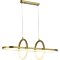 SL1579.313.01 Светильник подвесной ST-Luce Золотистый/Белый LED 1*48W 3000K MOFISTO