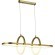 SL1579.313.01 Светильник подвесной ST-Luce Золотистый/Белый LED 1*48W 3000K MOFISTO