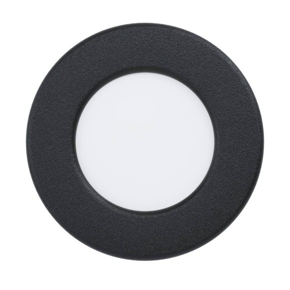 901412 Светодиод встраиваемый свет-к  с рег-кой цветовой темп-ры FUEVA 6, 3,7W(LED), ?88, IP44,2700K, 4000K, 6500K, 450lm, пластик, черный, белый