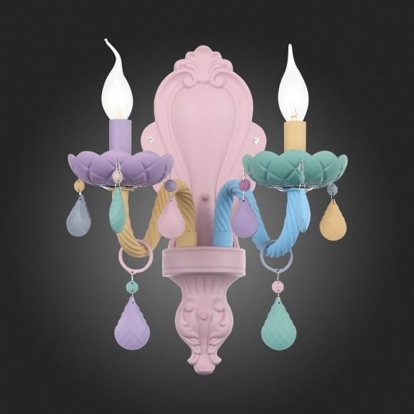 SL1700.781.02 Бра ST-Luce Разноцветный E14 2*40W FIATA