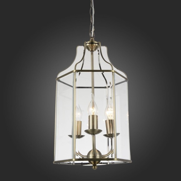 SL228.303.03 Люстра подвесная ST-Luce Бронза/Прозрачный E14 3*40W TERSO