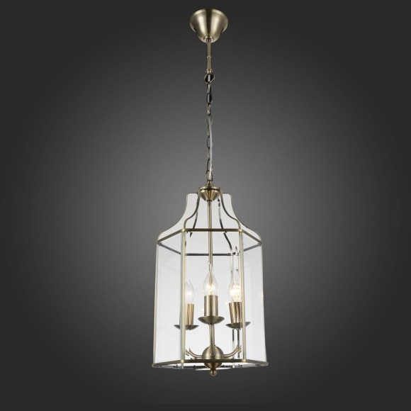 SL228.303.03 Люстра подвесная ST-Luce Бронза/Прозрачный E14 3*40W TERSO