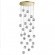 Люстра каскадная LED 120W 4000K 5500Лм Odeon Light JEMSTONE 5085/120L