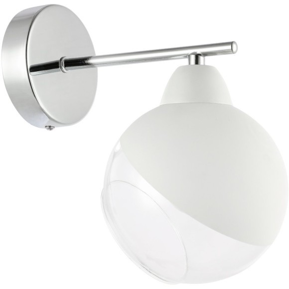 SLE102701-01 Светильник настенный Хром/Прозрачный, Матовый никель E14 1*40W GIORTE SLE102701-01 Светильник настенный Хром/Прозрачный, Матовый никель E14 1*40W GIORTE