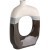 421518 Ваза керамическая IWATE, L280, B80, H400, керамика, бежевый, черный