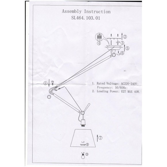 SL464.103.01 Светильник потолочный ST-Luce Хром/Белый E27 1*40W (из 2-х коробок) REDUZION