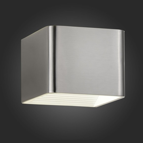 SL592.071.01 Светильник настенный ST-Luce Матовый Никель,Белый/Матовый Никель,Белый LED 1*6W 4000K Настенные светильники SL592.071.01 Светильник настенный ST-Luce Матовый Никель,Белый/Матовый Никель,Белый LED 1*6W 4000K Настенные светильники