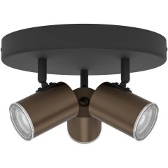 300591 Спот CONSUMA 1, 3X5W(GU10), IP44,сталь, бронзовый, черный