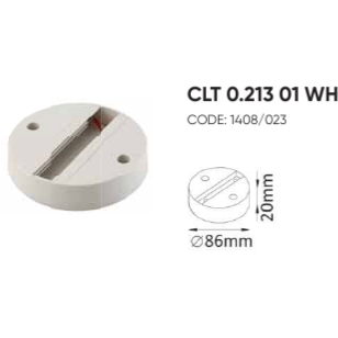 Основание для отдельного монтажа любого однофазного трек. светильника Crystal Lux CLT 0.213 01 BL