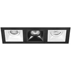 Встраиваемый светильник Lightstar D537060706 Domino под лампы 3xGU5.3 150W Встраиваемый светильник Lightstar D537060706 Domino под лампы 3xGU5.3 150W