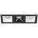 Встраиваемый светильник Lightstar D537060706 Domino под лампы 3xGU5.3 150W