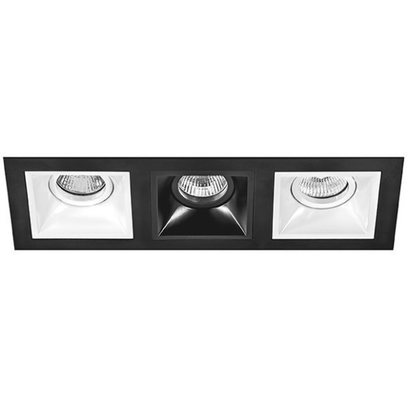 Встраиваемый светильник Lightstar D537060706 Domino под лампы 3xGU5.3 150W