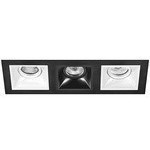 Встраиваемый светильник Lightstar D537060706 Domino под лампы 3xGU5.3 150W