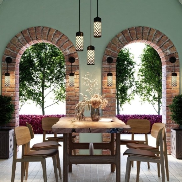 Уличный настенный светильник Odeon Light 4834/1W DUNES IP44 под лампу 1xE27 1*60W