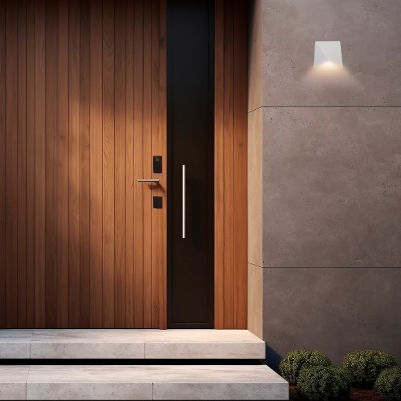 SL9503.501.01 Светильник уличный настенный ST-Luce Белый LED 1*7W 4000K CANNETO