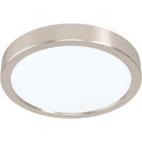 99219 Светодиодный накладной светильник FUEVA 5, 17W (LED), Ø210, H28, 2000lm, 3000K, сталь, никель