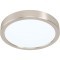 99219 Светодиодный накладной светильник FUEVA 5, 17W (LED), Ø210, H28, 2000lm, 3000K, сталь, никель