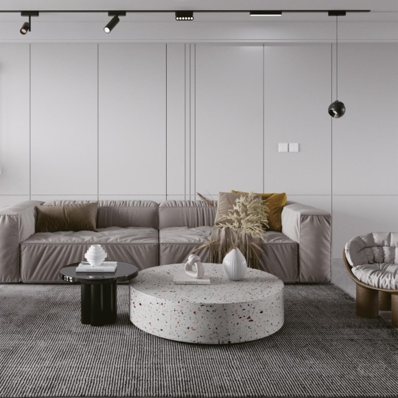 359270 Трековый магнитный светодиодный светильник Novotech SMAL 48V CRI90+ 3000К 680Лм 24° 8W