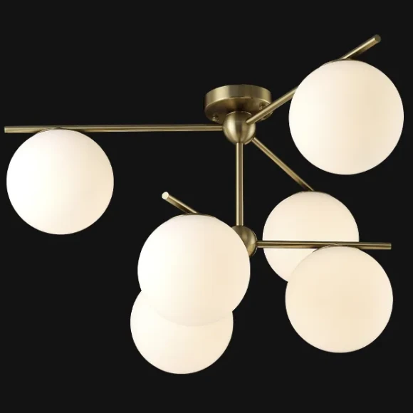 Люстра Crystal Lux FELIZ SP-PL6 BRONZE/WHITE