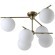 Люстра Crystal Lux FELIZ SP-PL6 BRONZE/WHITE