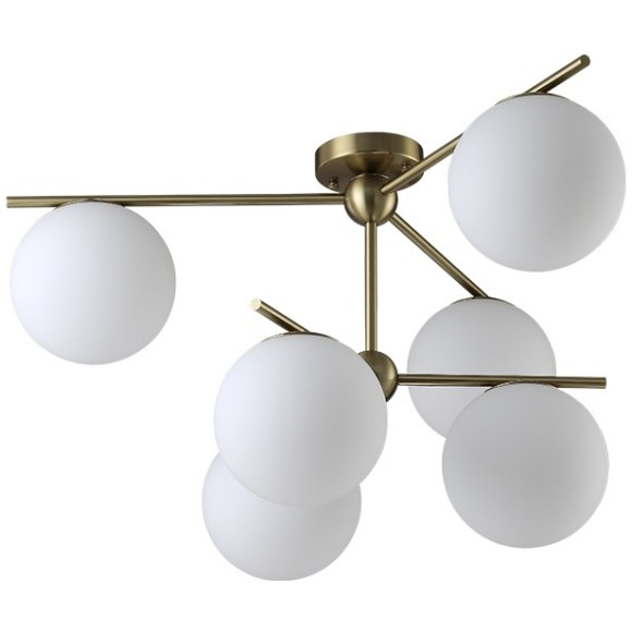 Люстра Crystal Lux FELIZ SP-PL6 BRONZE/WHITE