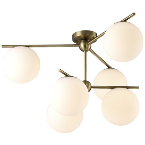 Люстра Crystal Lux FELIZ SP-PL6 BRONZE/WHITE