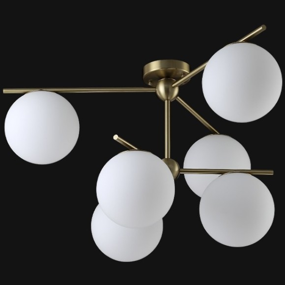 Люстра Crystal Lux FELIZ SP-PL6 BRONZE/WHITE