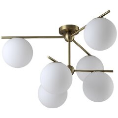 Люстра Crystal Lux FELIZ SP-PL6 BRONZE/WHITE Люстра Crystal Lux FELIZ SP-PL6 BRONZE/WHITE