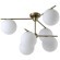 Люстра Crystal Lux FELIZ SP-PL6 BRONZE/WHITE