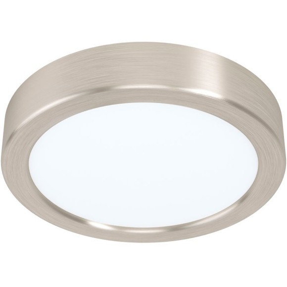 99218 Светодиодный накладной светильник FUEVA 5, 10,5W (LED), Ø160, H28, 1200lm, 3000K, сталь, никель 99218 Светодиодный накладной светильник FUEVA 5, 10,5W (LED), Ø160, H28, 1200lm, 3000K, сталь, никель