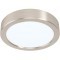 99218 Светодиодный накладной светильник FUEVA 5, 10,5W (LED), Ø160, H28, 1200lm, 3000K, сталь, никель