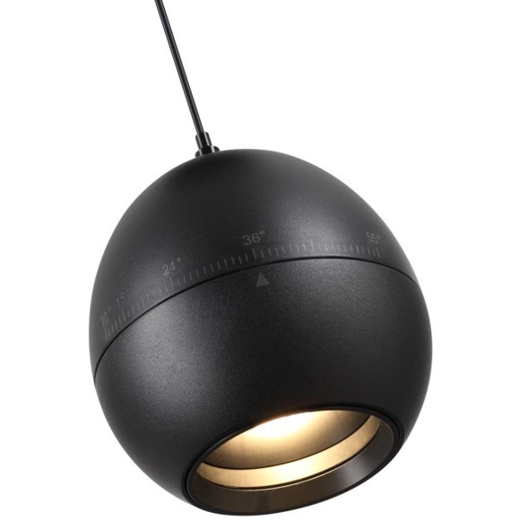 Светильник подвесной с механизмом регулировки высоты, провод 2м IP20 LED 7W 3000K 760Лм 170-265V Novotech SFERO 359342