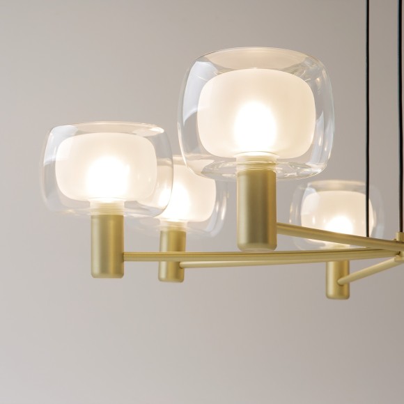 Люстра подвесная Maytoni MOD411PL-08G Vision под лампы 8xE14 60W