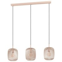 900497 Подвесной потолочный светильник ROMAZZINA, 3x40W, E27, L900, B200, H1100, сталь, песчаный