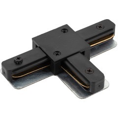 Т-образный соединитель для накладных однофазных шинопроводов Denkirs TR1103-BK