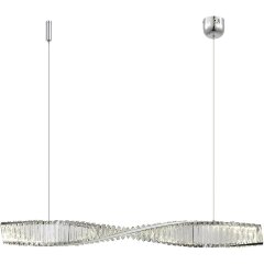SL6205.123.01 Светильник подвесной ST-Luce Хром/Прозрачный LED 1*25W 4000K ELICA