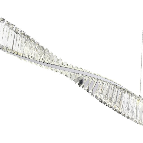 SL6205.123.01 Светильник подвесной ST-Luce Хром/Прозрачный LED 1*25W 4000K ELICA