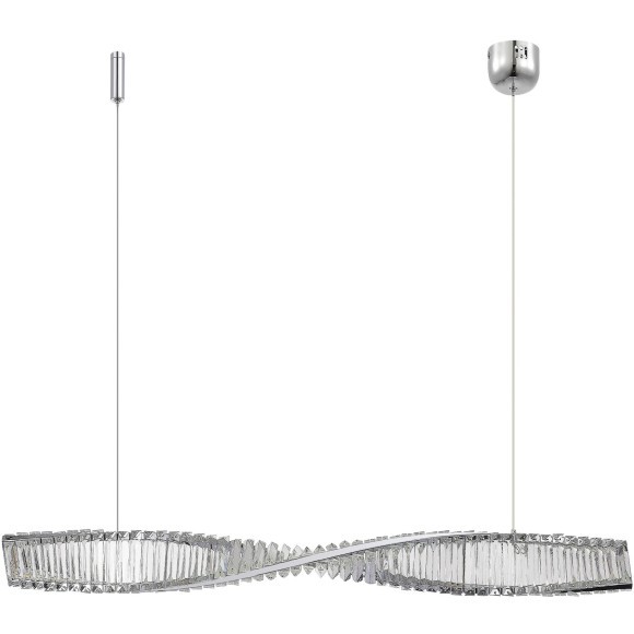 SL6205.123.01 Светильник подвесной ST-Luce Хром/Прозрачный LED 1*25W 4000K ELICA