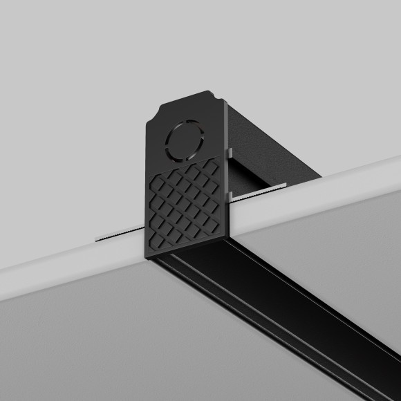 Комплект из 2 боковых заглушек для шин в ГКЛ потолки 9.5 и 12.5мм TRA034EC-42B Комплект из 2 боковых заглушек для шин в ГКЛ потолки 9.5 и 12.5мм TRA034EC-42B