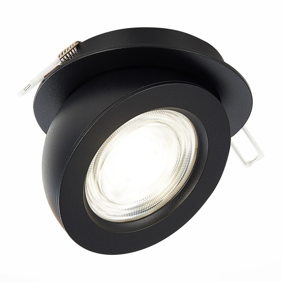 ST654.438.10 Св-к встр. Черный LED 1*10W 3000K 850Lm Ra90 38° IP20 D109xH60 180-240V Встраиваемые светильники