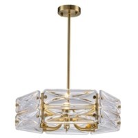 4764-6P, подвесная люстра, D520xH360/680, 6xE14x40W, excluded