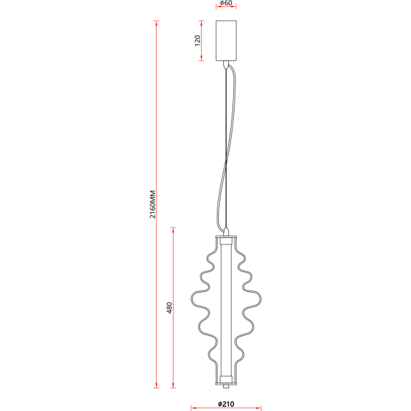 Подвес F-Promo 4772-1P Sonic
