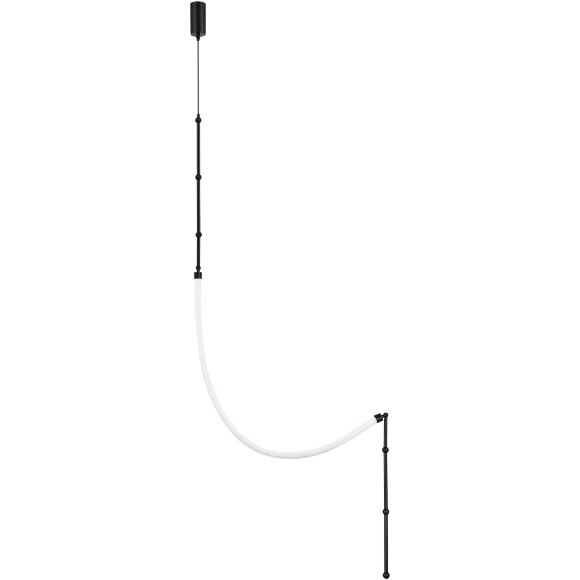 SL6132.401.20 Светильник настенно-потолочный ST-Luce Черный/Белый LED 1*20W 3000K STRAP