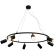Светильник подвесной Crystal Lux RIVO SP8 BL 4240/308