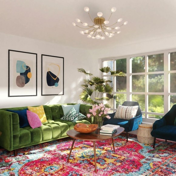 Потолочная люстра Skein 4197-28C Потолочная люстра Skein 4197-28C